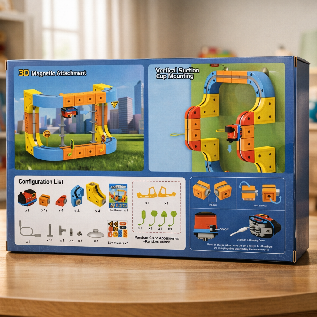 LocoRail™ — Circuit de Locomotive Intelligent pour Enfants Curieux
