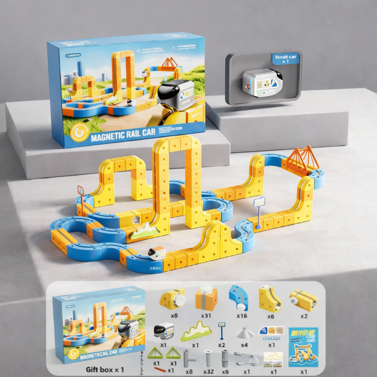 CalmiRail™ — Circuit de Train Intelligent pour Enfants Curieux