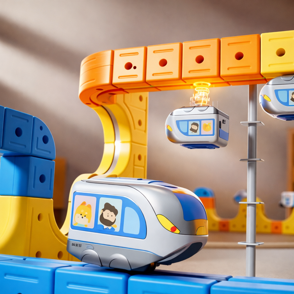 CalmiRail™ — Circuit de Train Intelligent pour Enfants Curieux